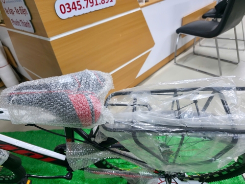 Xe đạp địa hình SMQI Bánh 26 inch 1-Speed màu Đen-Đỏ