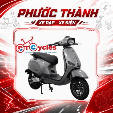 Xe điện JVC VERAS màu Xám Bóng