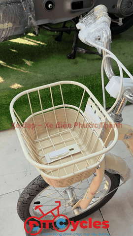 Xe đạp trẻ em nữ Fornix ZN16 màu Vàng Kem