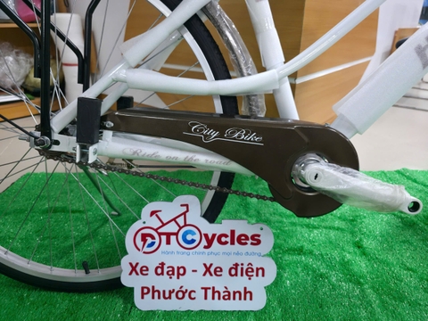 Xe đạp đường phố HOPE Bánh 26 inch màu Trắng
