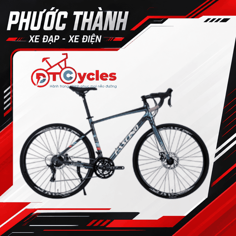 Xe đạp đua Fascino TRITON màu Xanh Tím chuyển màu