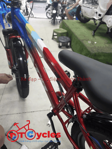 Xe đạp trẻ em nam ATB MTB-M22 màu Đỏ-Xanh Dương