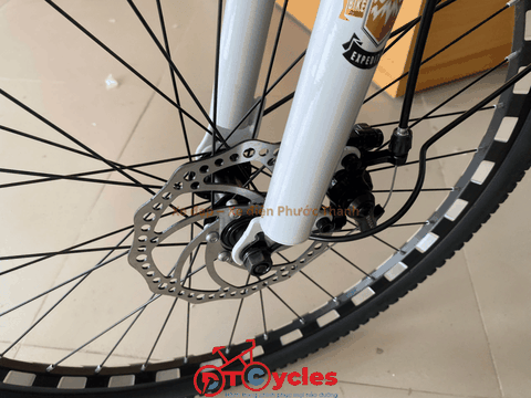 Xe đạp địa hình Abraham 1-Speed 24 màu Trắng