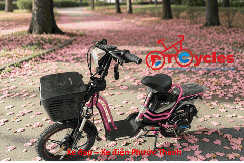 Xe điện Sonsu Ruby 18 2026 màu Hồng