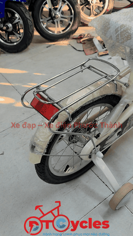 Xe đạp trẻ em nữ Fornix ZN16 màu Vàng Kem