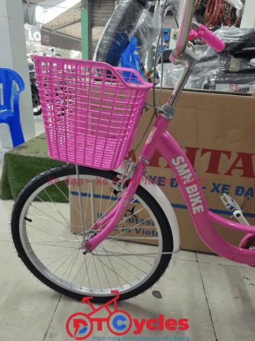 Xe đạp nữ PTCYCLES Windows 580 Sườn đơn thiên nga màu Hồng 2