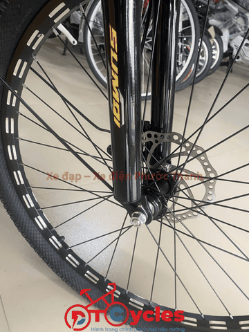 Xe đạp địa hình SMQI Bánh 24 inch 1-Speed màu Đen-Vàng