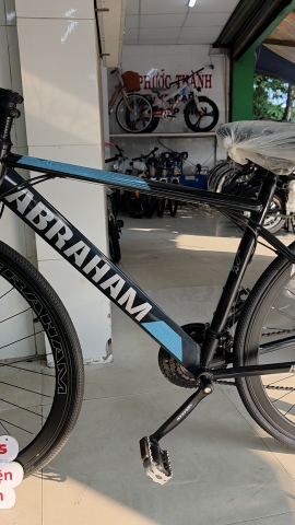 Xe đạp đua Abraham Bánh 700c Hợp Kim màu Đen-Xanh dương