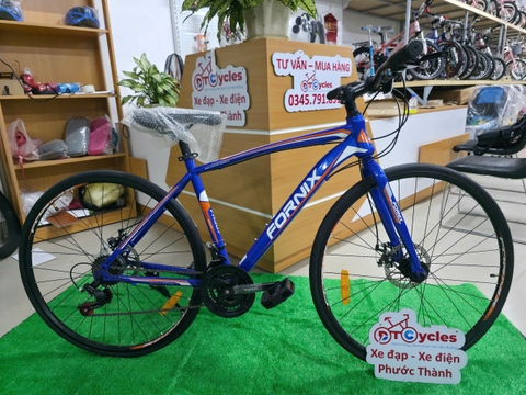 Xe đạp Touring Fornix FR307 màu Xanh Dương-Cam