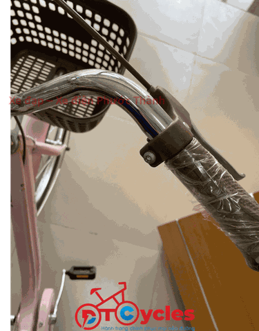 Xe đạp trẻ em nữ Mochi M99 Sườn đôi 22 màu Hồng