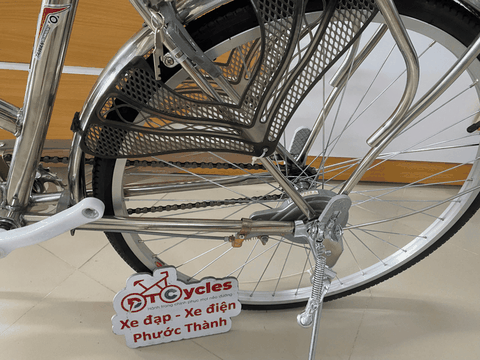 Xe đạp nữ PTCYCLES Windows 580 Sườn đơn thiên nga INOX
