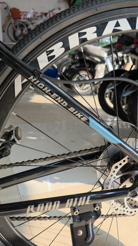Xe đạp đua Abraham Bánh 700c Hợp Kim màu Đen-Xanh dương