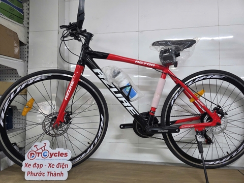 Xe đạp Touring Azure AG700 màu Đen-Đỏ