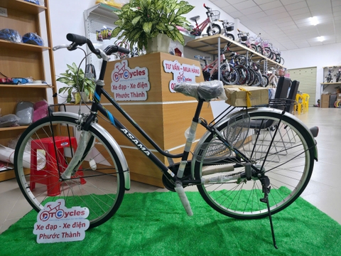 Xe đạp nữ ASAMA DAISY Bộ sưu tập 2019 màu Đen