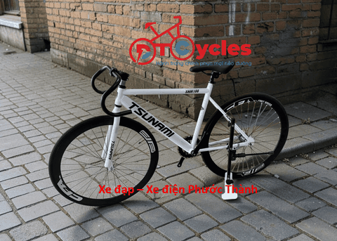 Xe đạp Fixed Gear PTCYCLES SNM100 màu Trắng