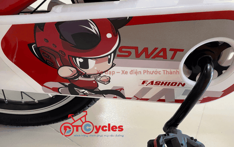 Xe đạp trẻ em nam SWAT ZT16 màu Đỏ