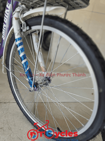 Xe đạp nữ PTCYCLES Windows 580 Sườn đơn thiên nga màu Tím