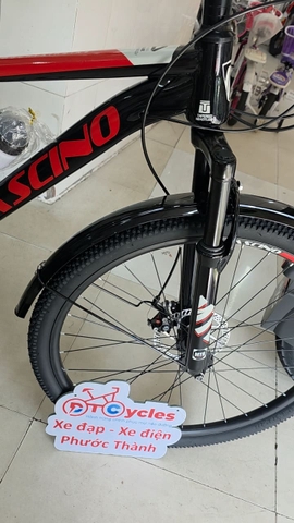 Xe đạp địa hình FASCINO 328 màu Đen-Đỏ