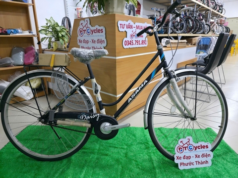 Xe đạp nữ ASAMA DAISY Bộ sưu tập 2019 màu Đen