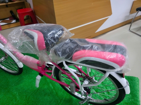Xe đạp trẻ em nữ Hitasa NU20 màu Xanh Dương