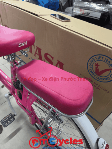 Xe đạp nữ PTCYCLES Windows 580 Sườn đơn thiên nga màu Hồng 2