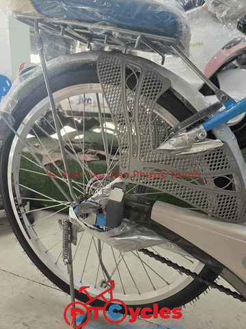 Xe đạp nữ PTCYCLES Windows 580 Sườn đơn thiên nga màu Xanh Biển
