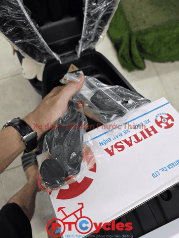 Xe điện Hitasa SEVI màu Đen Nhám