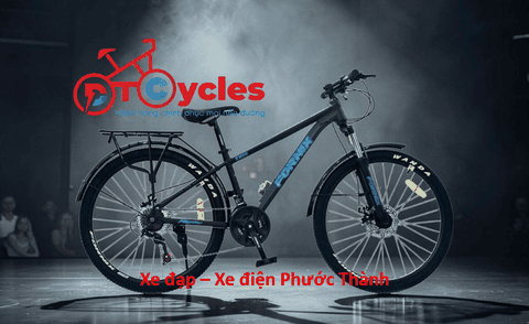Xe đạp địa hình Fornix KM26 màu Đen-Xanh Dương