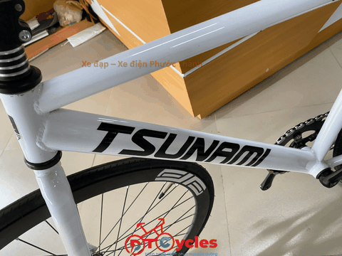 Xe đạp Fixed Gear PTCYCLES SNM100 màu Trắng