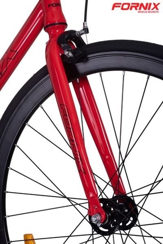 Xe đạp Fixed Gear Fornix BF200 màu Đen-Trắng