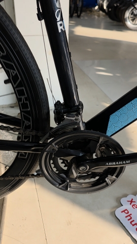Xe đạp đua Abraham Bánh 700c Hợp Kim màu Đen-Xanh dương