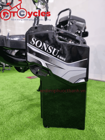 Xe điện Sonsu ECO Sườn cổ điển 18 màu Đen