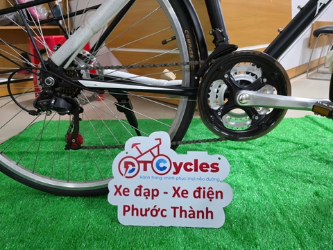Xe đạp Touring AZI kiểu cổ Bánh 700c Có đề màu Bạc