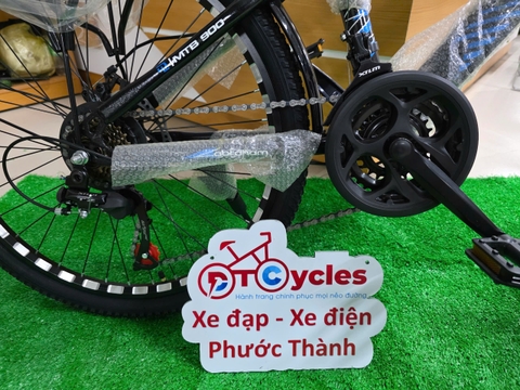Xe đạp địa hình Abraham Bánh 24 inch Có đề Hợp kim màu Đỏ-Đen