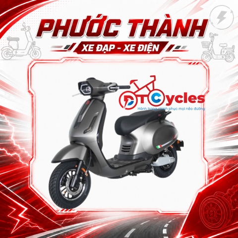 Xe điện JVC V6 màu Xám Nhám