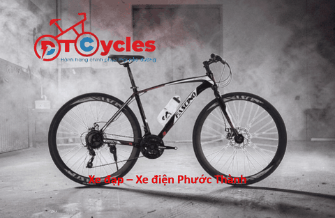 Xe đạp Touring Fascino FT700 Pro Đen-Đỏ