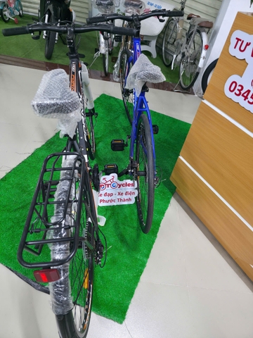 Xe đạp Touring Fornix FR307 màu Xanh Dương-Cam