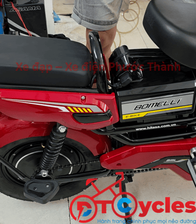 Xe điện BOMELLI S10 màu Đỏ