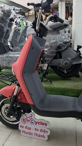 Xe điện HITASA DID màu Đỏ-Cam