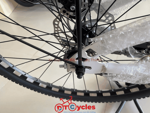 Xe đạp địa hình Abraham 1-Speed 24 màu Trắng