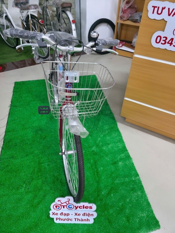 Xe đạp đường phố Thống Nhất GN 06 - 24 màu Đỏ