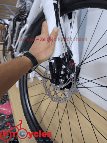 Xe đạp địa hình Fornix SX26 màu Trắng-Đen