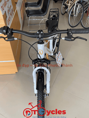Xe đạp địa hình Abraham 1-Speed 24 màu Trắng