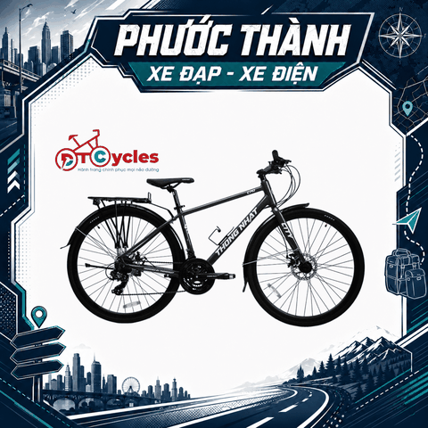Xe đạp Touring Thống Nhất CPD màu Đen