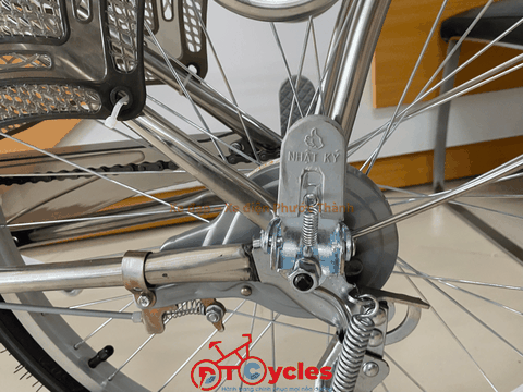 Xe đạp nữ PTCYCLES Windows 580 Sườn đơn thiên nga INOX