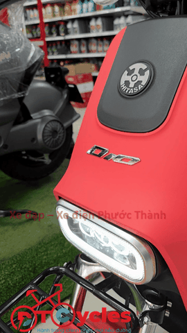 Xe điện HITASA DID màu Đỏ-Cam
