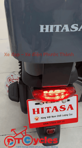 Xe điện HITASA DID màu Đỏ-Cam