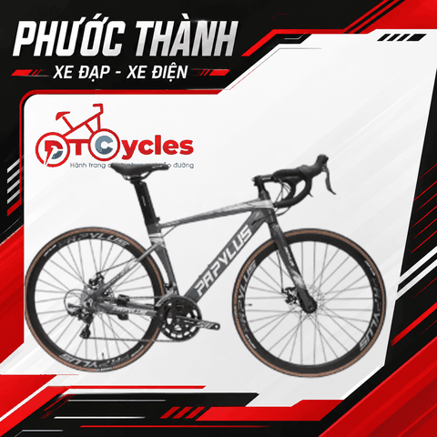 Xe đạp đua PAPYLUS PR760 màu Ghi-Trắng