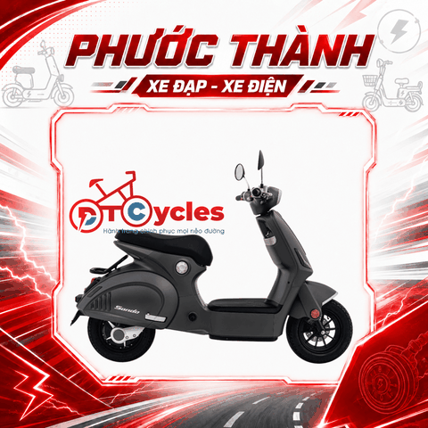 Xe điện Hitasa SANDO màu Xám mờ