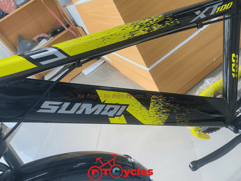 Xe đạp địa hình SMQI Bánh 24 inch 1-Speed màu Đen-Vàng
